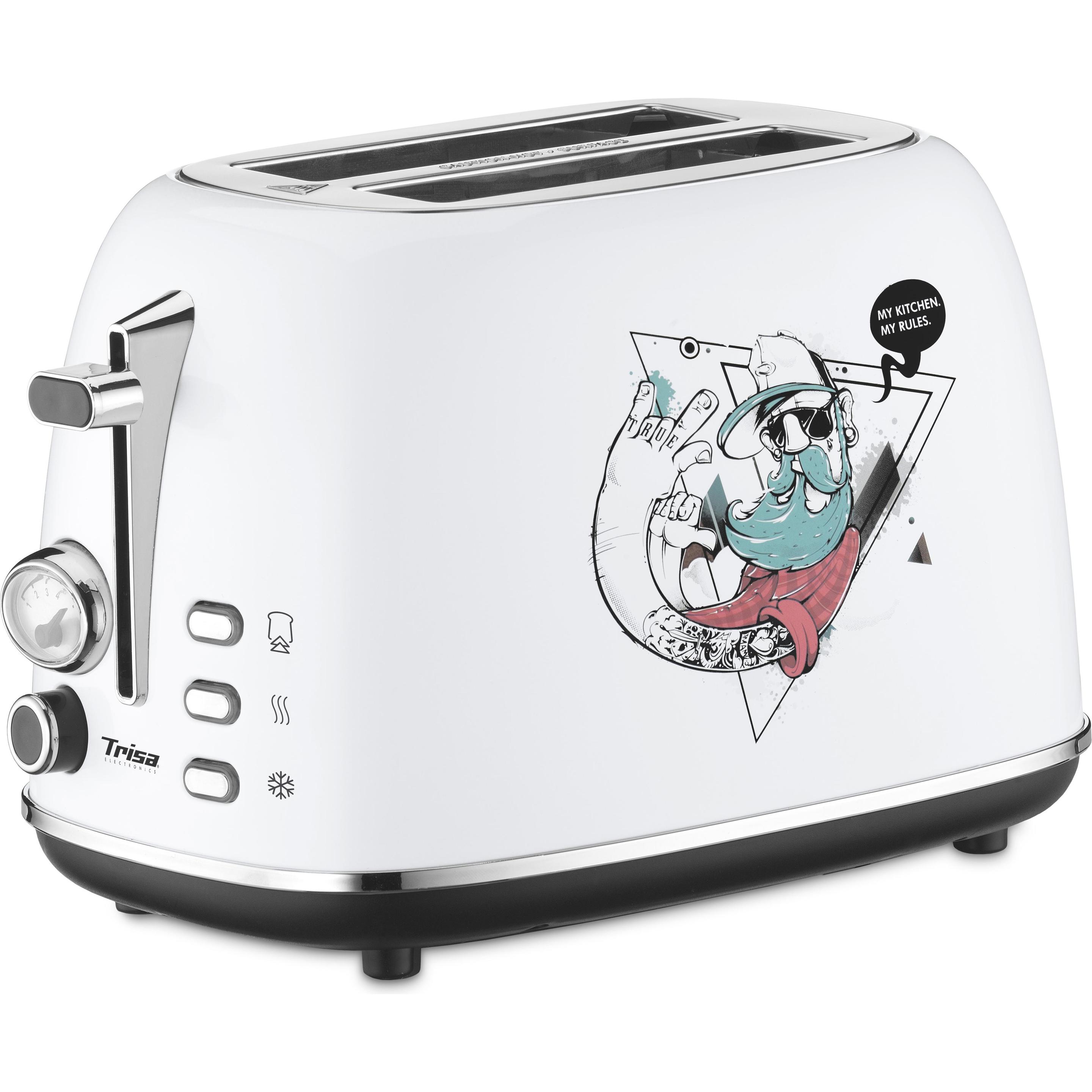 Trisa Toaster Street Art, Toaster, Weiss
