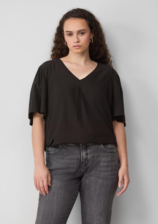 Produktbild S.Oliver Bluse Bluse mit Puffärmeln (48)
