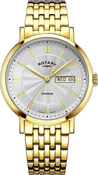 Produktbild Rotary GB05423/02 Windsor Herren 37mm 5ATM (Analoguhr, 37 mm)