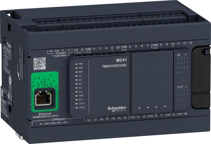 Schneider Electric CONTROLLER M241-24IO RELAY ETHERNET CAN
