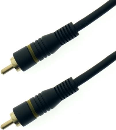Produktbild Konjac Sponge Sinox One subwoofer kabel. 1,5m. Sort