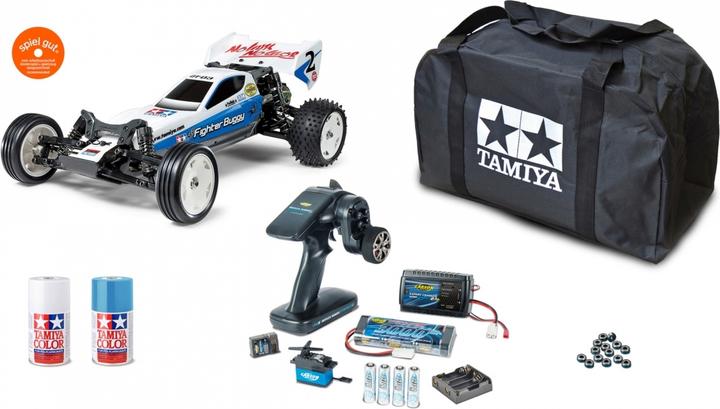 Actual product image Tamiya Neo Fighter Brushed 1:10 RC Model Car Electric Buggy Rear Wheel Drive (2WD) 2.4GHz Exclusive Set (RTR Ready-to-Run)