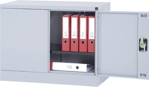 Realspace Armoire de rangement Argent 920 mm x 700 mm (92 x 42 x 70 cm)