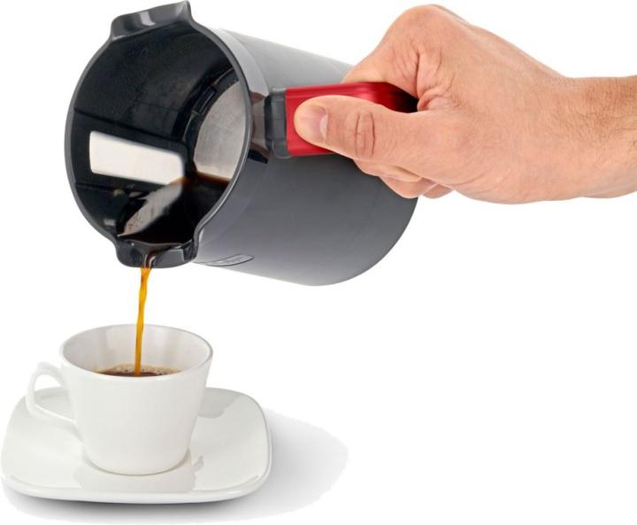 Actual product image Fakir Kaave mono mocha coffee maker red / black