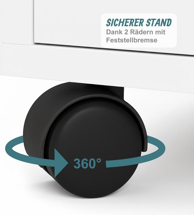 Produktbild Relaxdays Rollcontainer (78 x 40 x 65 cm)