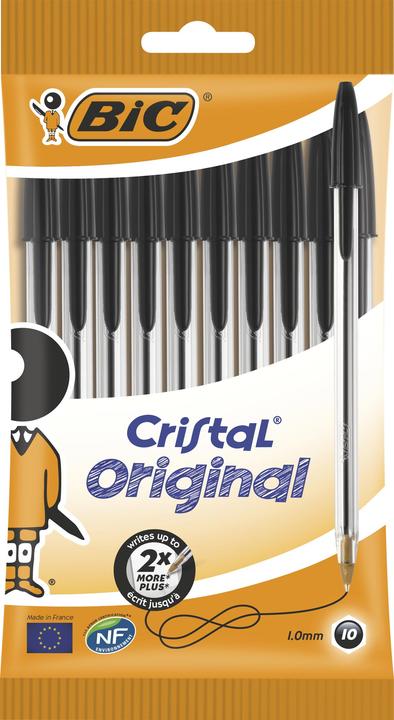 Produktbild Bic Cristal 10er Beutel (Transparent, 10 x)