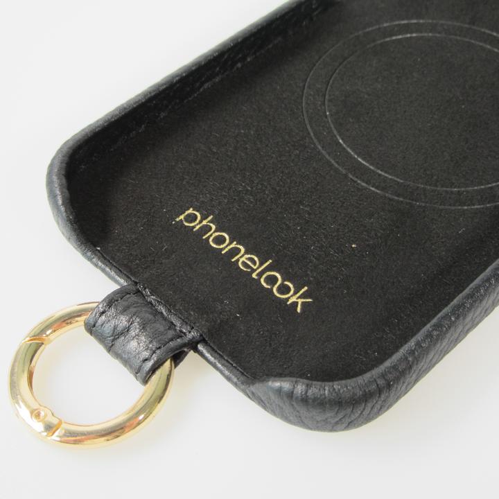 Immagine prodotto PhoneLook Coque Premium cuir véritable de luxe avec lanière en cuir réglable et amovible + MagSafe (Apple iPhone 15)