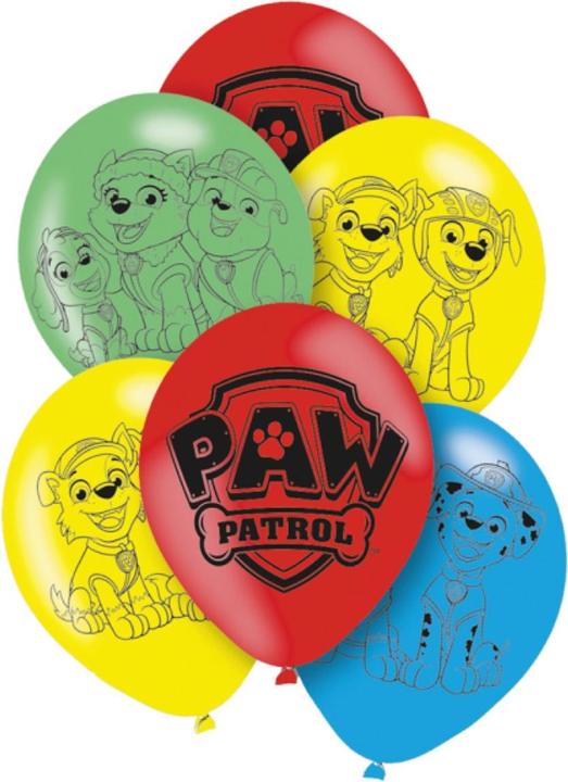 Actual product image Haza Witbaard PAW Patrol Balloons, 6pcs. (6 x)