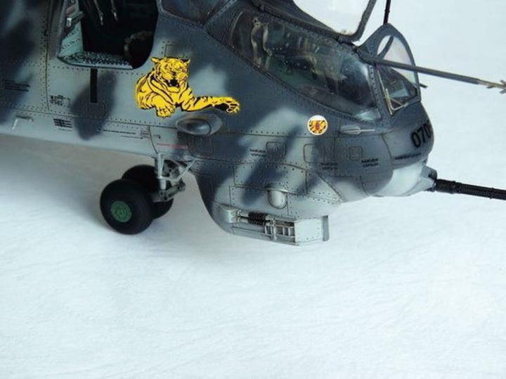 Actual product image Trumpeter Mil Mi-24 V Hind-E