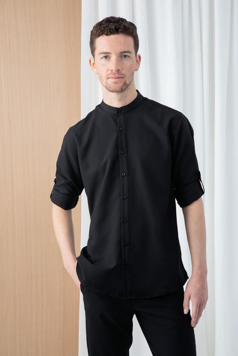 Produktbild Henbury Hemd mit Mao-Kragen (M)