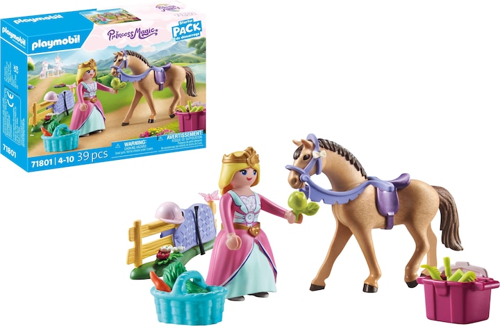 Produktbild Playmobil Prinzessin mit Pferd (71801, Playmobil Princess Magic)