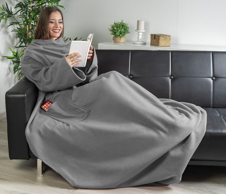 Immagine prodotto Wilson Gabor Coperta in pile con maniche (200 x 150 cm)