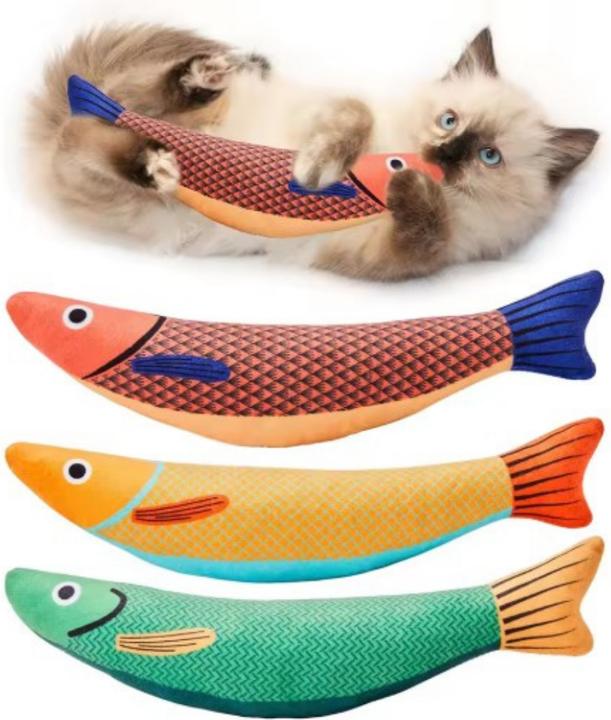 Image du produit Suba Poisson de simulation (Jouet en peluche chat)
