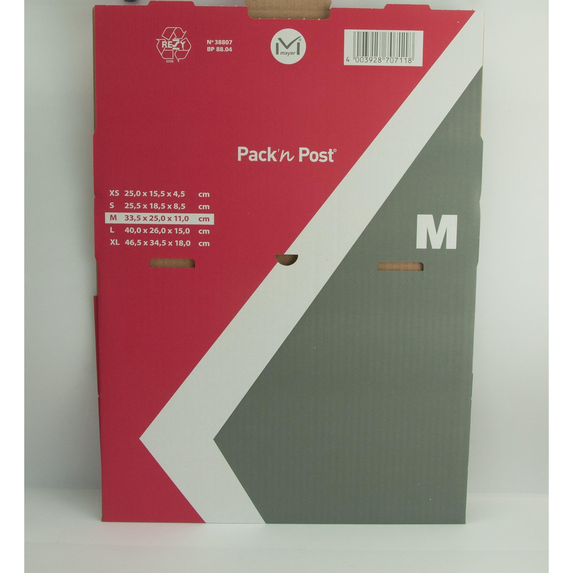 Mayer-Network, Versandkarton + Versandbox, Versandbox M 335x250x110mm (5 x)