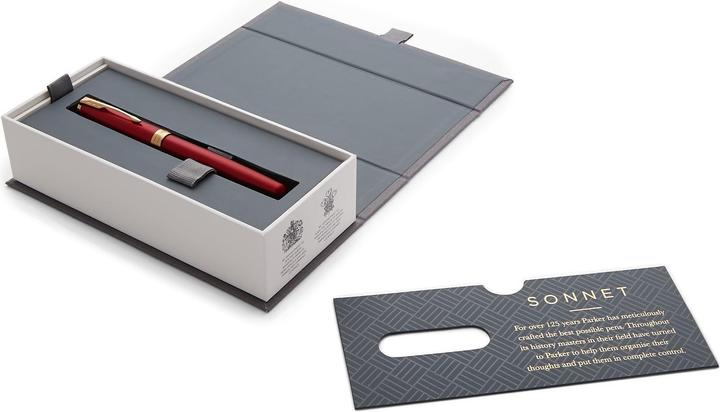 Produktbild Parker Pen Sonnet (Rot, Gold, 1 x)