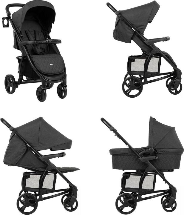 Actual product image Kikkaboo Combi stroller Madrid 3 in 1 (0 Months - 4 years)