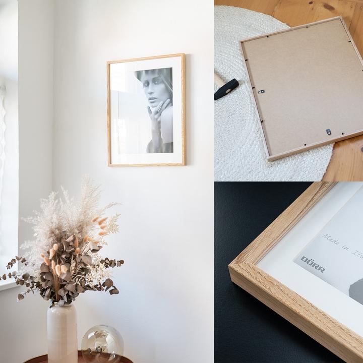 Immagine prodotto Dörr Bilderrahmen Slim, Hellbraun, 40 x 50 cm, Bildformat (40 x 50 cm)