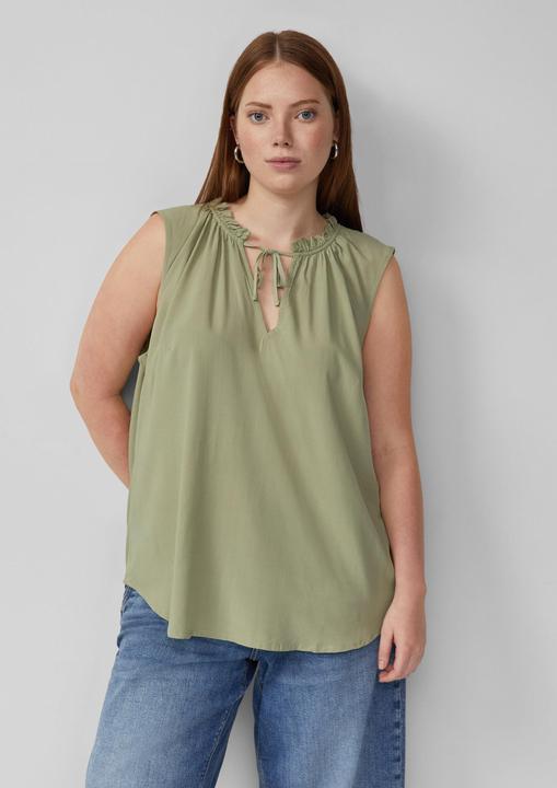 Immagine prodotto s.Oliver Bluse Blusentop mit Rüschenkragen (52)