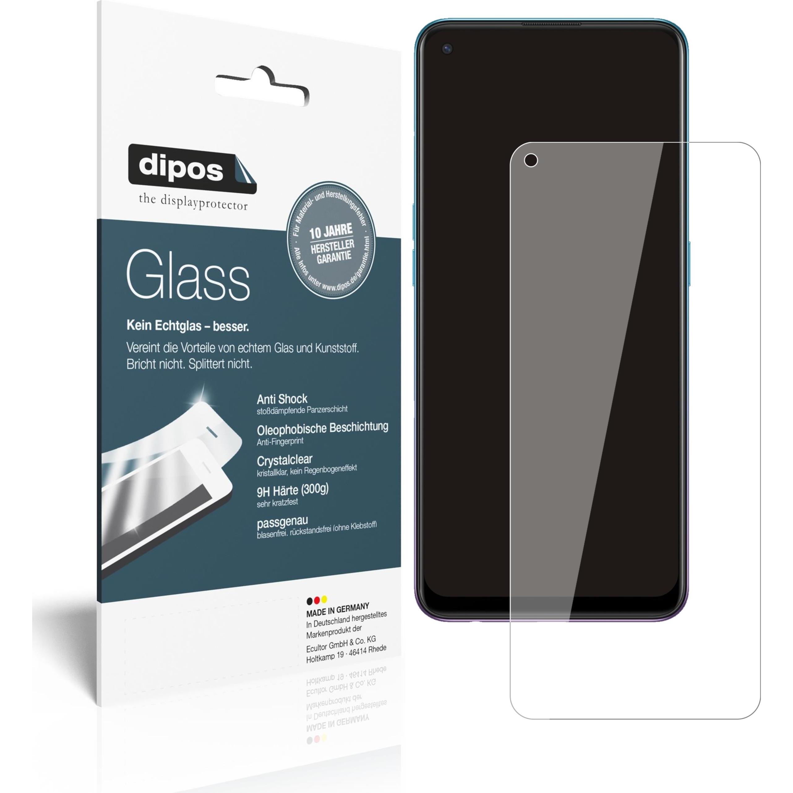 Dipos Displayschutz Anti-Shock (1 Stück, Oppo Reno 5 F), Smartphone Schutzfolie, Transparent