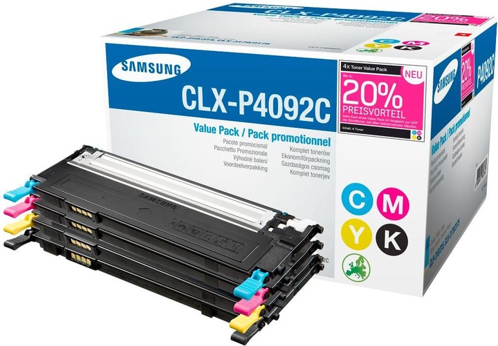 Actual product image Samsung Clt-P4092c (M, FC, Y, C)