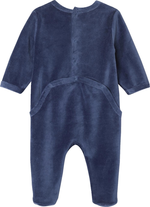 Actual product image Vertbaudet 2er-Pack Baby Samt-Strampler mit Recycling-Polyester, Feuerwehr (86)