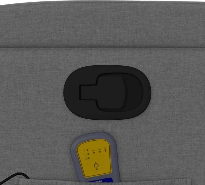 Produktbild VidaXL Massagesessel Dunkelgrau Stoff,Farbe: Dunkelgrau,Material