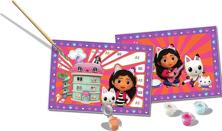 Actual product image Ravensburger Painting by numbers - Gabby's Dollhouse