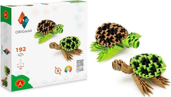 Actual product image Selecta Spielzeug ORIGAMI 3D - Turtles, 192pcs.
