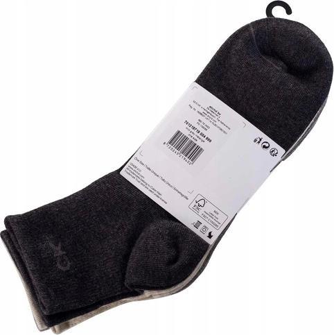 Produktbild Calvin Klein Herren Short sock Men's Quarter Socks 3 Pack, mid grey melange, Einheitsgr (3er Pack, 40 - 46)