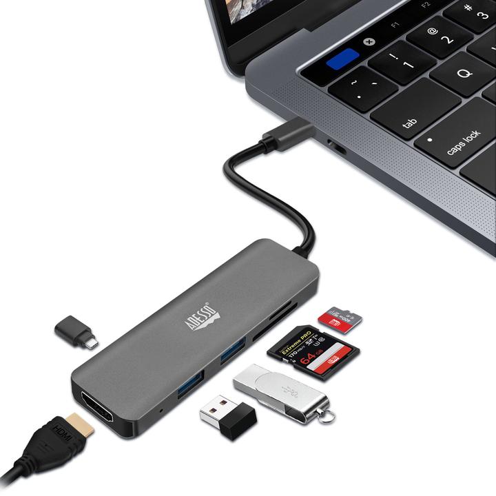 Image du produit Adesso AUH-4020 (USB-C, 6 Ports)