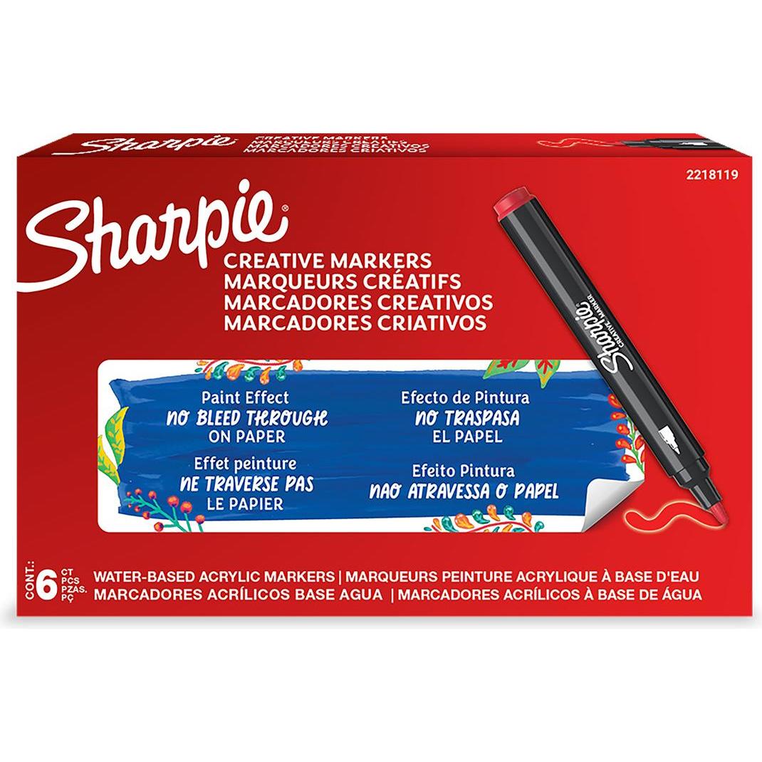 Sharpie, Evidenziatori, Kreativmarker Rundspitze Acryl rot