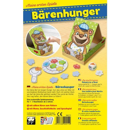 Productafbeelding Haba Berenhonger (Engels, Spaans, Italiaans, Nederlands, Duits, Frans)