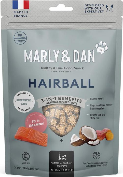 Actual product image Marly & Dan Anti-hairball treat, 40 g (Adult, 1 pcs., 40.40 g)