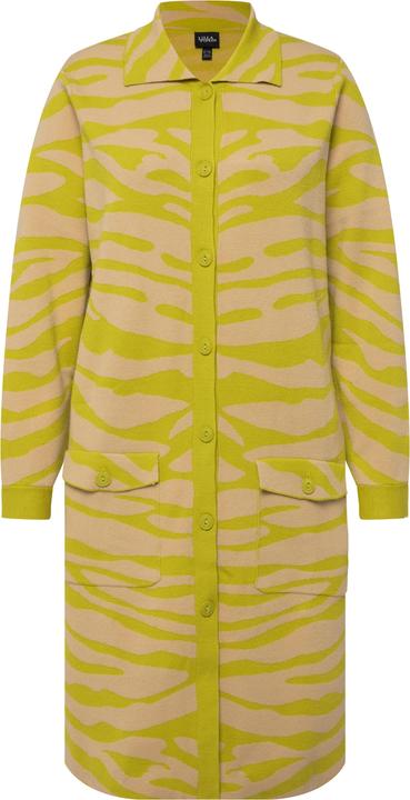 Produktbild Ulla Popken Strickjacke, Zebramuster, Hemdkragen, Brusttaschen (58)