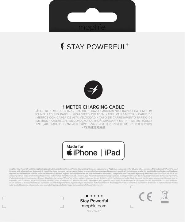 Actual product image Zagg Charging/data cable (1 m, USB 3.2 Gen 1)