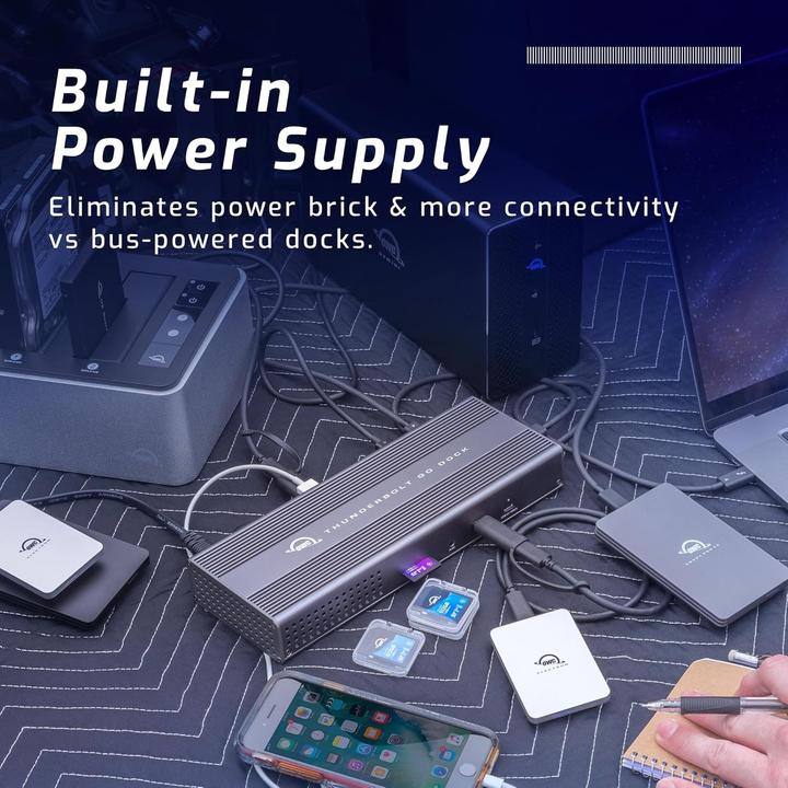 Produktbild OWC 11-Port Thunderbolt 4 Go Dock, 90W PD (11 Ports)