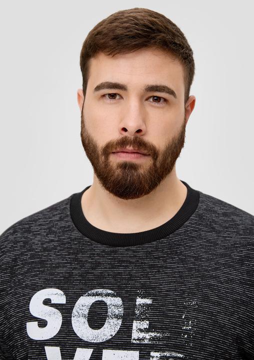 Produktbild s.Oliver Sweatshirt Sweatshirt mit Logoprint (XXL)