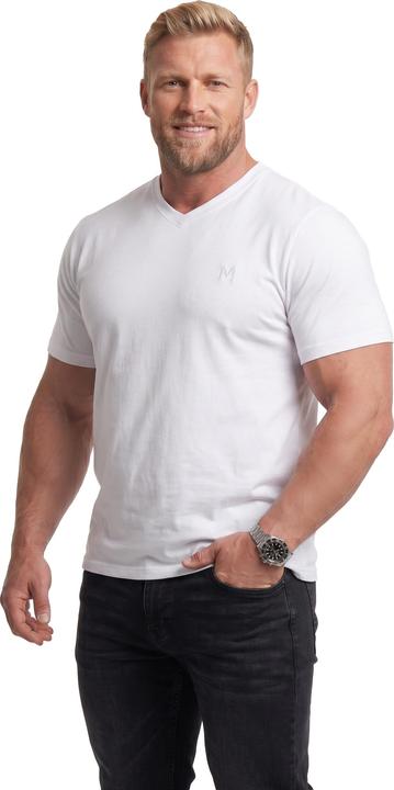 Actual product image Men+ T-Shirt, Basic, Halbarm, V-Ausschnitt (8XL)