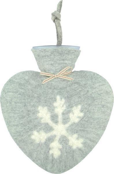 Produktbild Dorothee Lehnen Wärmeflasche Snowflake, 0.7 l, grau (0.70 l)