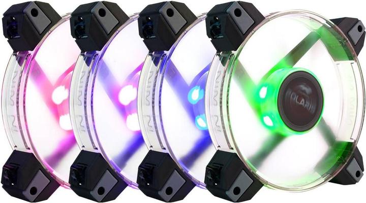 Image du produit In Win Ventilateur à LEDs RVB Polaris - Pack double (120 mm, 1x)