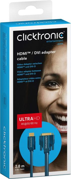 Immagine prodotto clicktronic HDMI (Typ A) — DVI (2 m)
