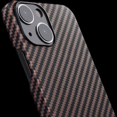 Produktbild Pitaka MagEZ Case 2 for iPhone13 mini 5.4" (Black/Gold Twill) (Apple iPhone 13 mini)
