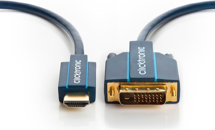 Productafbeelding clicktronic HDMI (type A) - DVI (2 m, HDMI, DVI)