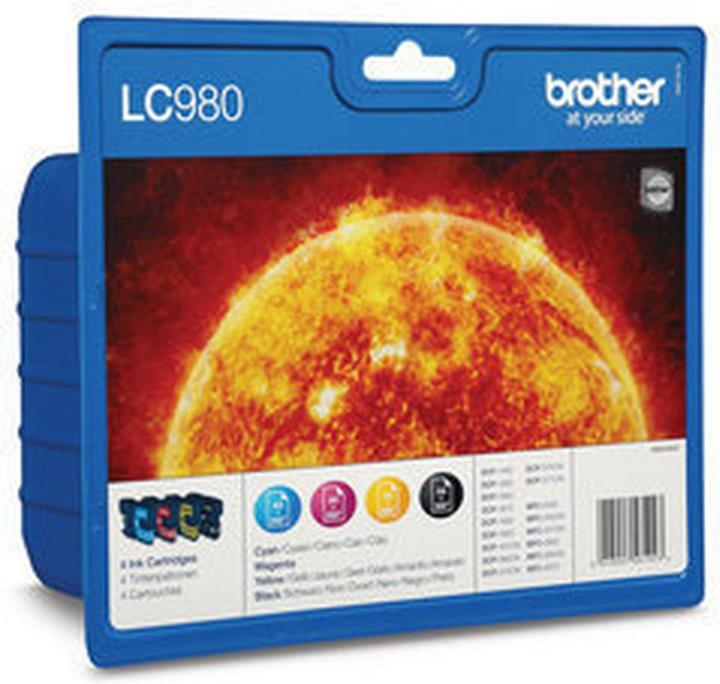 Actual product image Brother LC-980 Value Pack (M, C, Y, FC)