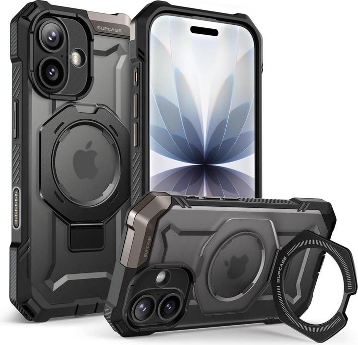 Supcase UB Grip Mag MagSafe Case für iPhone 17 - Schwarz (Apple iPhone 17)