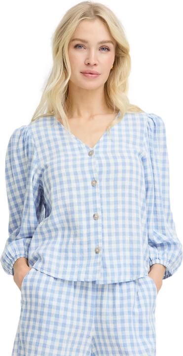 della robbia blue check