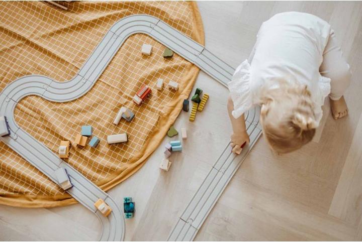 Image du produit play&go Print Organic grid moutarde