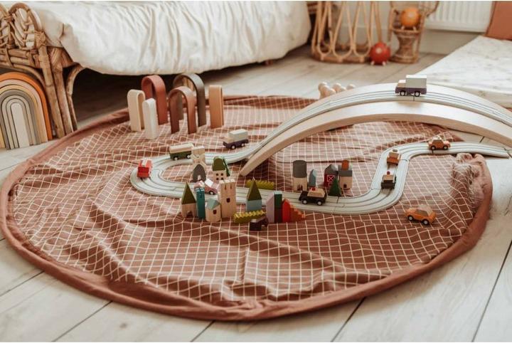 Immagine prodotto play&go Stampa Griglia organica marrone (140 cm)