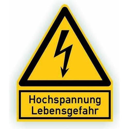 Cimco Warnschild HSP Lebensgefahr, 182726 (182726)