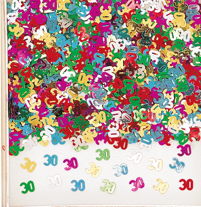 Productafbeelding Amscan Confetti nummer 30 (12 Pcs.)